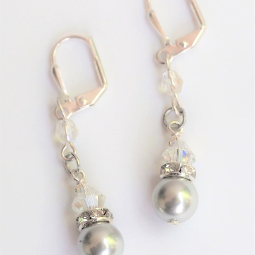 Silver Drop Earrings